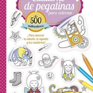 MI CUADERNO DE PEGATINAS PARA COLOREAR