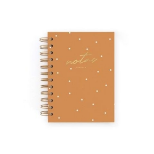 CUADERNO MINI CANELA. PUNTOS