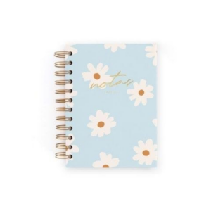 CUADERNO MINI FLORAL BLUE. PUNTOS