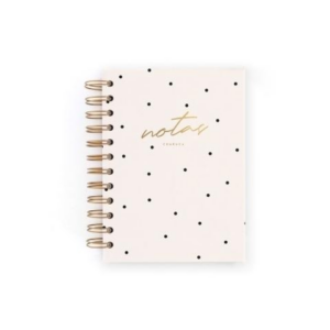 CUADERNO MINI BLANCO. PUNTOS