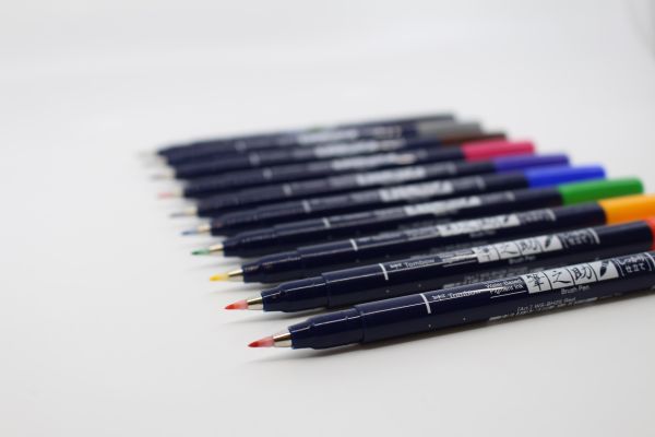 ROTULADOR TOMBOW FUDENOSUKE AZUL - Imagen 4