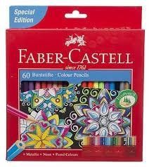 SET 60 LÁPICES DE COLORES FABER CASTELL