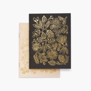 SET 2 CUADERNOS GOLD FOIL POCKET