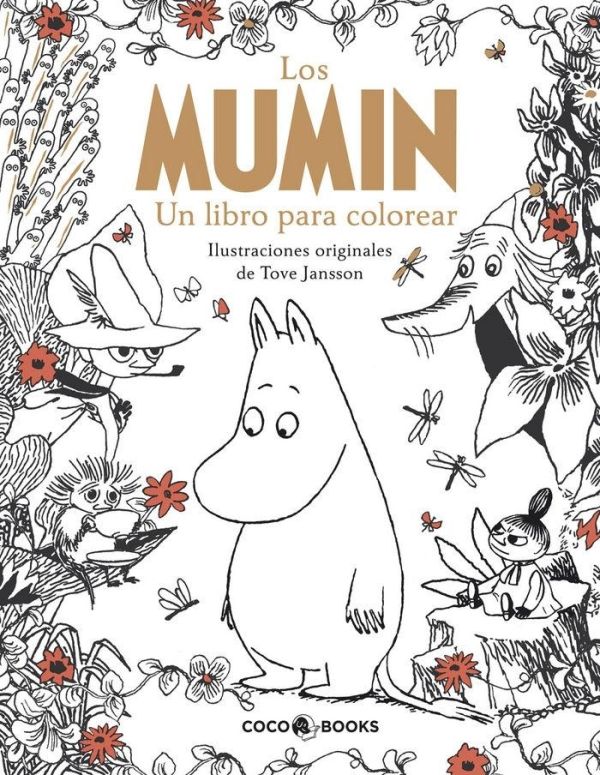 LOS MUMIN LIBRO PARA COLOREAR