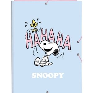 CARPETA FOLIO GOMAS SOLAPAS SNOOPY IMAGINE