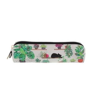 PORTATODO ESTUCHE BUG ART GATO PLANTAS