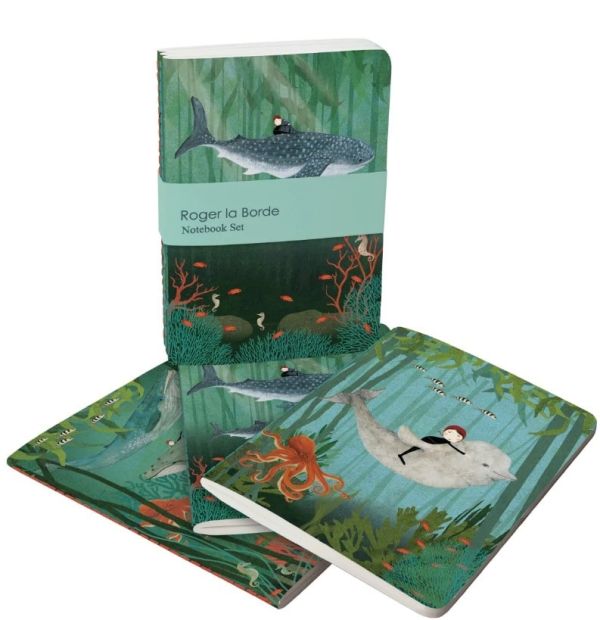 TRIO CUADERNOS A6 WHALE SONG