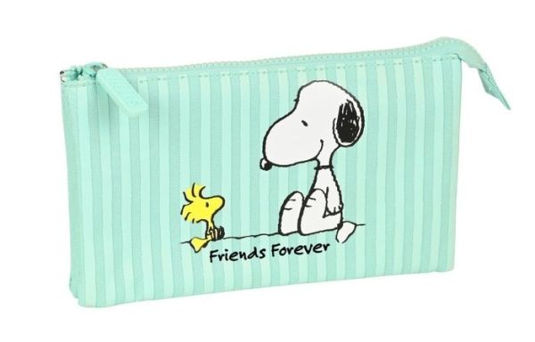 PORTATODO TRIPLE SNOOPY FRIENDS FOREVER