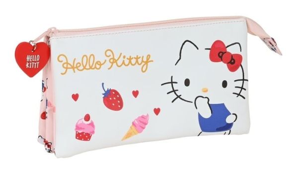 PORTATODO TRIPLE HELLO KITTY HAPINESS GIRL