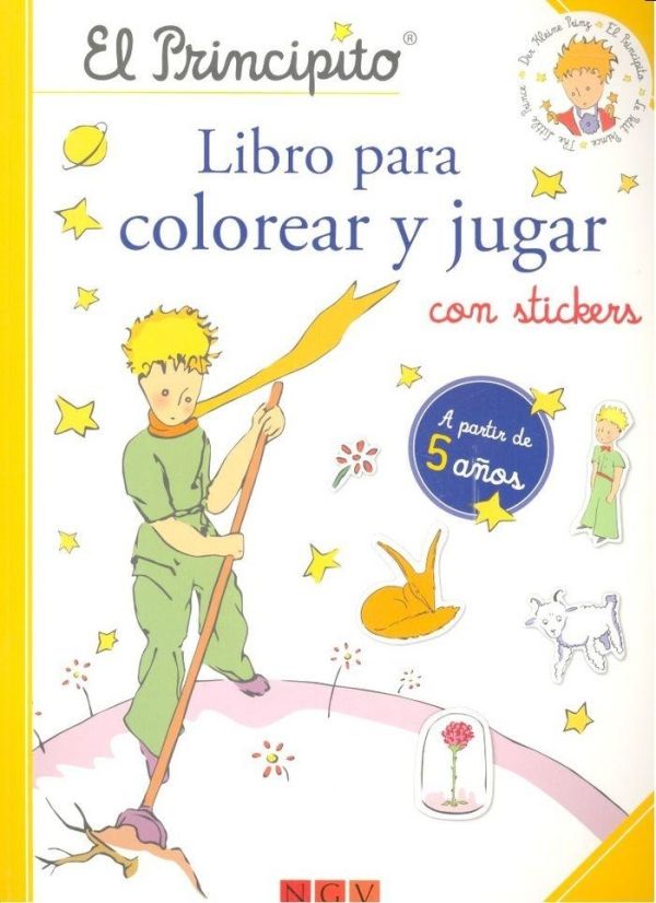 EL PRINCIPITO LIBRO PARA COLOREAR Y JUGAR