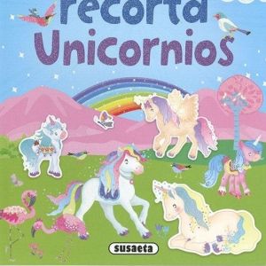 COLOREA Y RECORTA UNICORNIOS 2