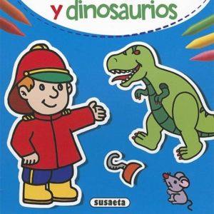 COLOREA Y RECORTA BOMBEROS, PIRATAS, Y DINOSAURIOS