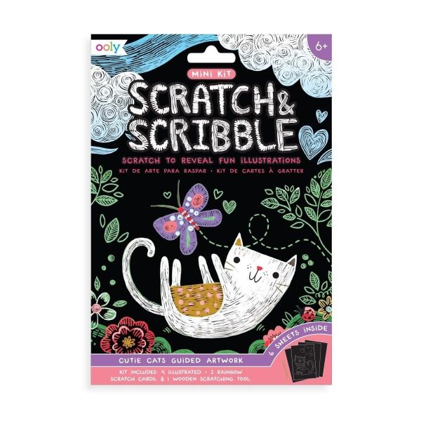 CUTIE CATS MINI KIT SCRATCHE SCRIBBLE