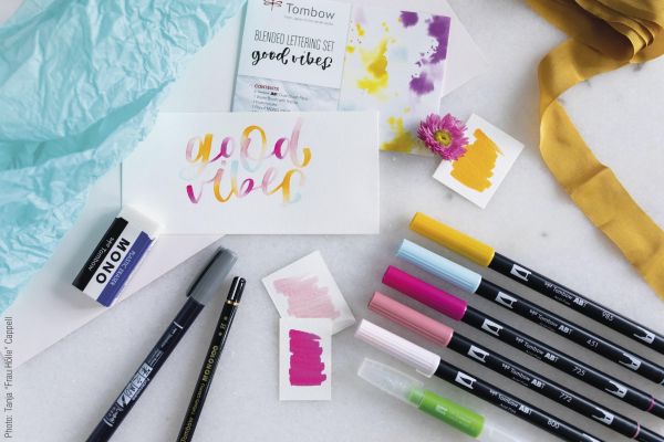 SET TOMBOW BLENDED LETTERING GOOD VIBES - Imagen 2