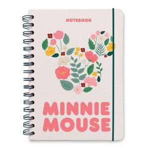 LIBRETA MINNIE MOUSE FLORES