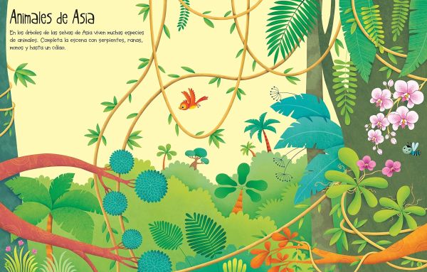 MI PRIMER LIBRO DE PEGATINAS. LA SELVA - Imagen 2