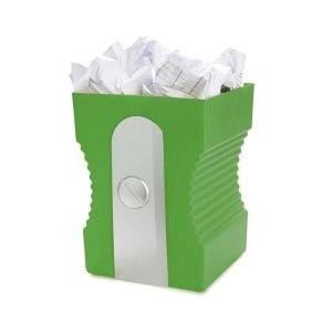 PAPELERA SACAPUNTAS VERDE