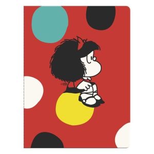 CUADERNO TAPA BALNDA MEDIANO MAFALDA 08