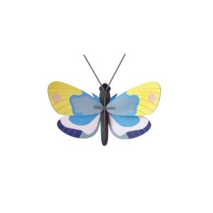 MARIPOSA MONARCA AMARILLA TAMAÑO S