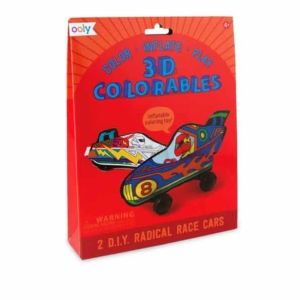 3D COLORABLES RACE CARS