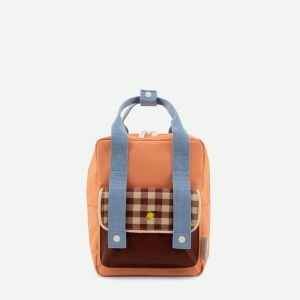 MOCHILA PEQUEÑA CHERRY RED+SUNNY BLUE+BERRY SWIRL