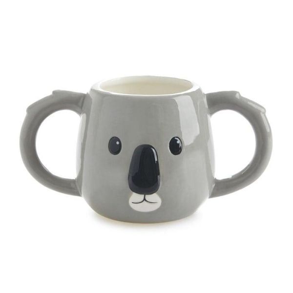 TAZA CERÁMICA KOALA GRIS