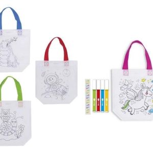 BOLSA PARA COLOREAR + 4 ROTULADORES