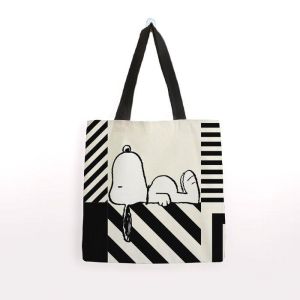 BOLSA ALGODÓN SNOOPY MEDIANA