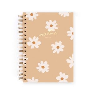 CUADERNO A5 FLORAL LATTE.PUNTOS