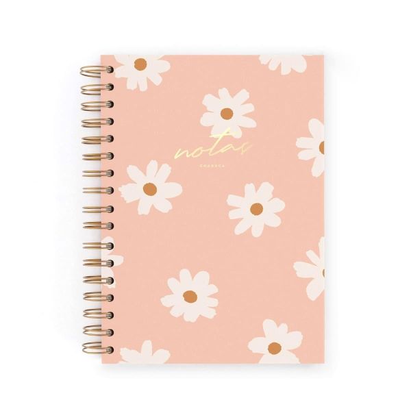 CUADERNO A5 FLORAL PINK