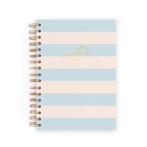 CUADERNO A5 RAYAS AZUL