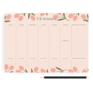 PLANIFICADOR TULIPANES PINK SEMANAL