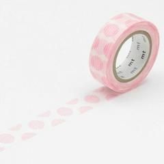 WASHI TAPE MT DECO SCRIPT DOT PINK