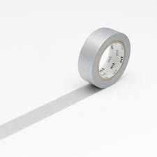 WASHI TAPE MT LISO SILVER