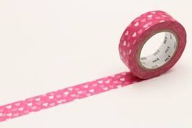 WASHI TAPE MT DECO HEART SPOT