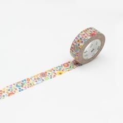 WASHI TAPE MT DECO MINI FLOWER GARDEN