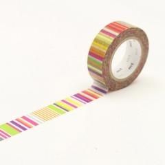 WASHI TAPE MT DECO MULTI BORDER VIVID