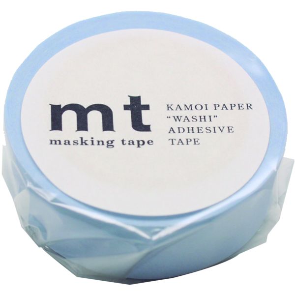 WASHI TAPE MT LISO PASTEL BLUE