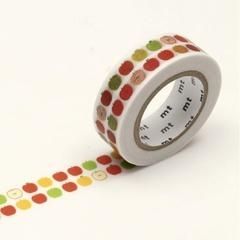 WASHI TAPE MT DECO APPLE PATTERN