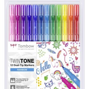 SET ROTULADORES TOMBOW TWIN TONE RAINBOW