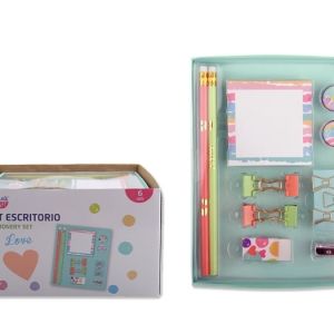 SET ESCRITORIO CAJA LOVE THINGS