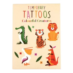 TATUAJES TEMPORALES COLOURFUL CREATURES