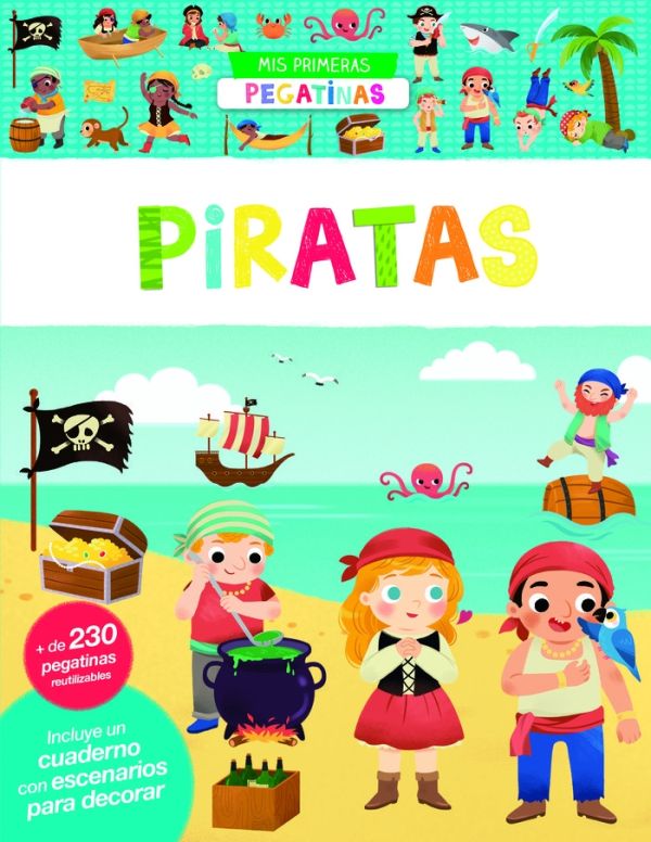 MI PRIMER LIBRO DE PEGATINAS PIRATAS