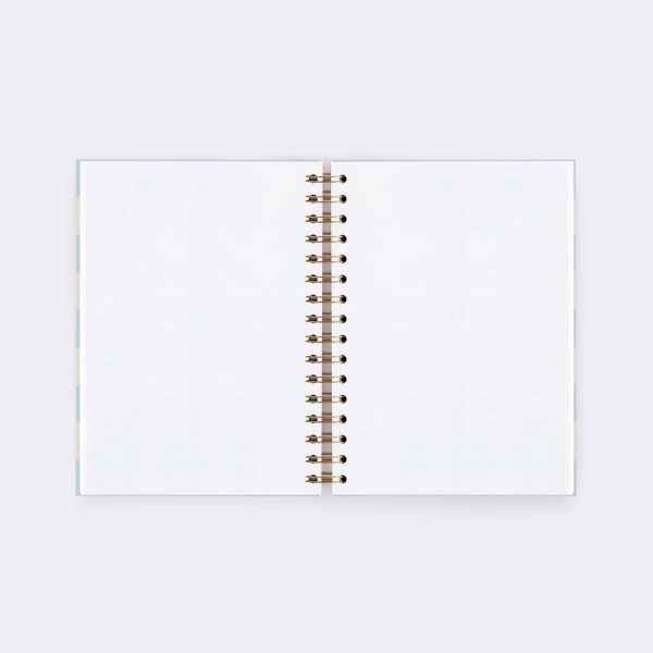 CUADERNO A5 RAYAS AZUL