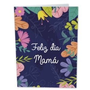 TARJETA CON SEMILLAS FELIZ DIA MAMA