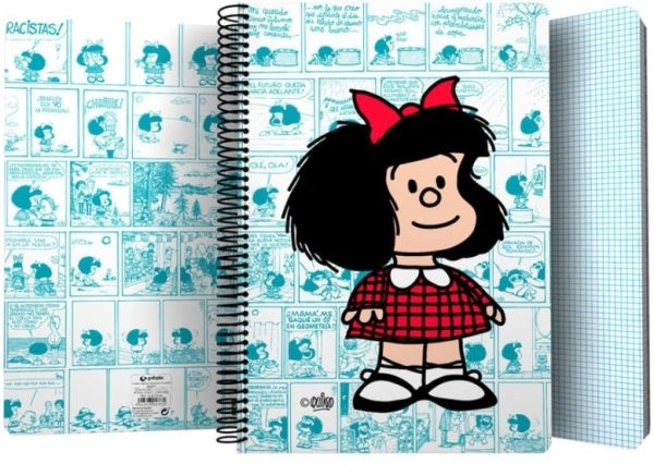 CUADERNO A4 MAFALDA 23 VIÑETAS