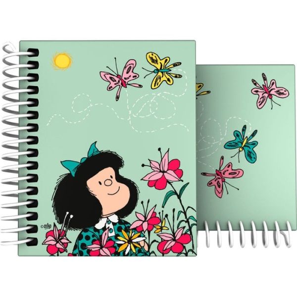 CUADERNO FORRADO A7 CUADRO 5MM MAFALDA 23 PRIMAVERA