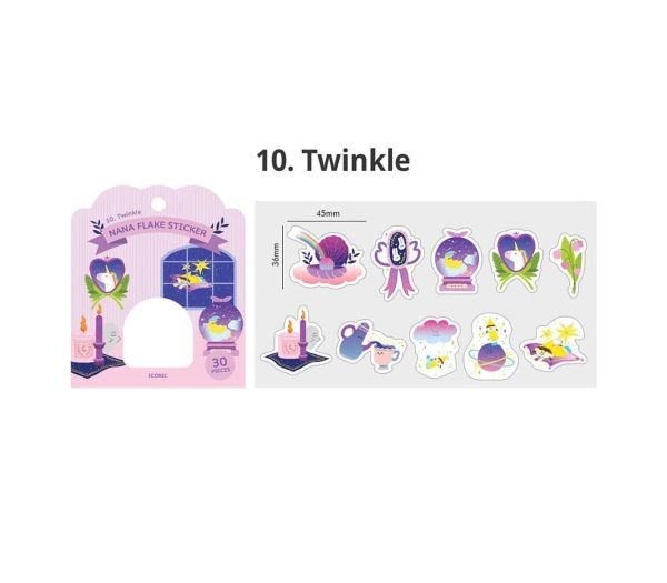 PACK PEGATINAS NANA FLAKE TWINKLE