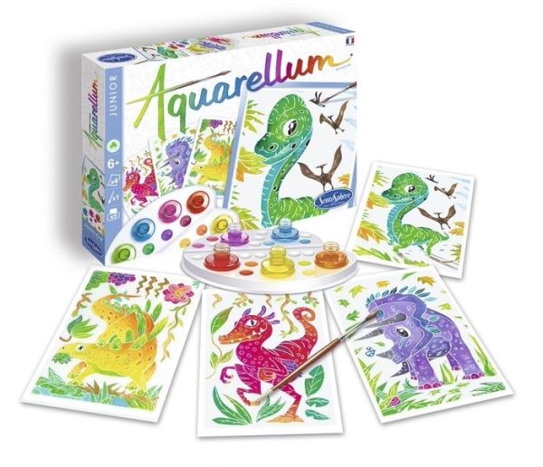 JUEGO AQUARELLUM JUNIOR DINOSAURIOS