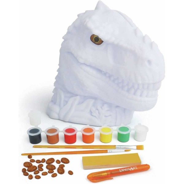 HUCHA DE DINOSAURIO PARA PINTAR